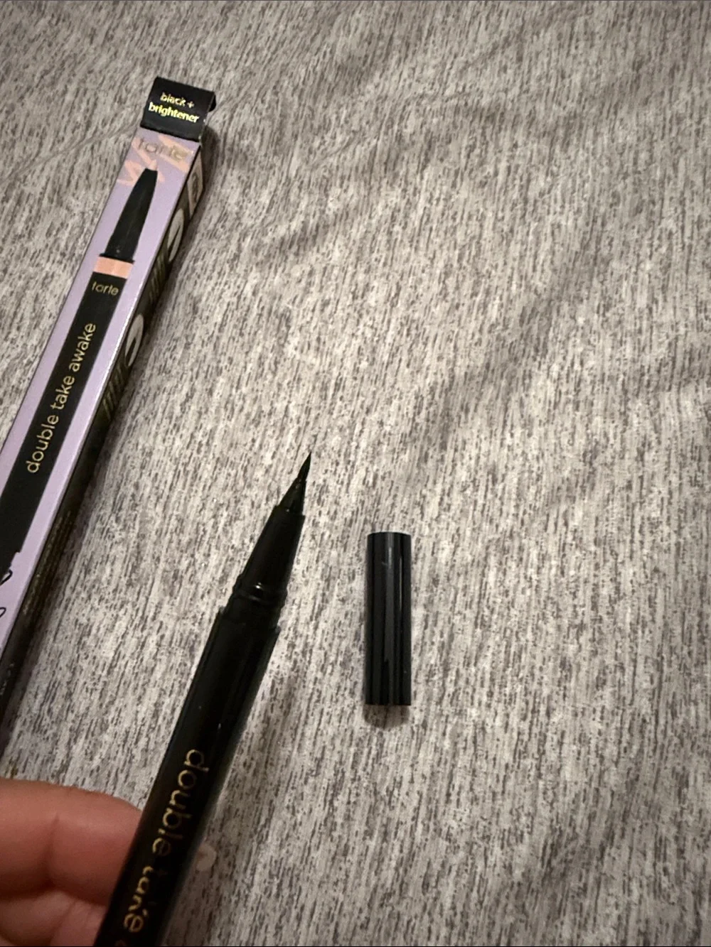 tarte Double Take Awake Dual-Ended Eyeliner in Black with Nude Accent